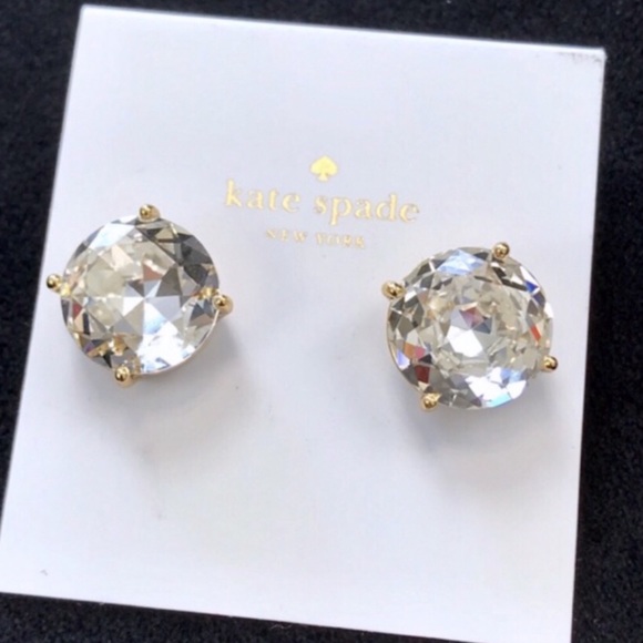 KATE SPADE • Large Dazzling Gumdrop Earrings - Picture 5 of 5